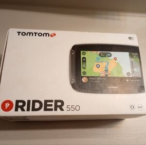 Tomtom 550 Rider World Motorcycle Navigation Device - Open Box